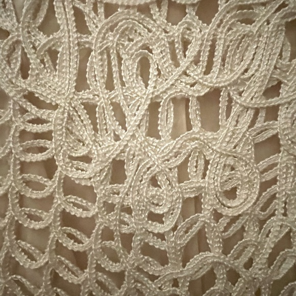 Dialogue lace‎ like macrame style lined jacket SzL - Picture 6 of 10